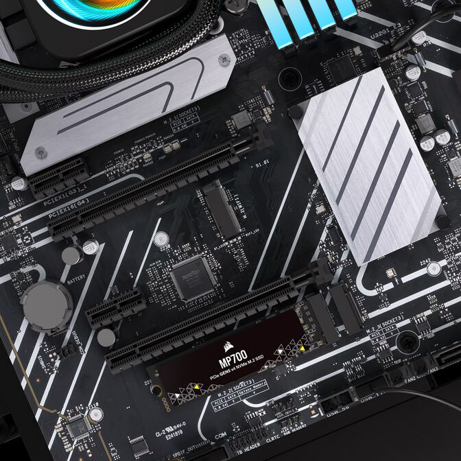 Corsair MP700 NVMe SSD, PCIe 5.0 M.2 Type 2280 - 1 TB image number 6