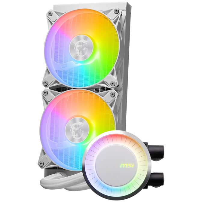 MSI MAG Coreliquid E240 White Kompett-Wasserk&uuml;hlung - 240 mm image number 1