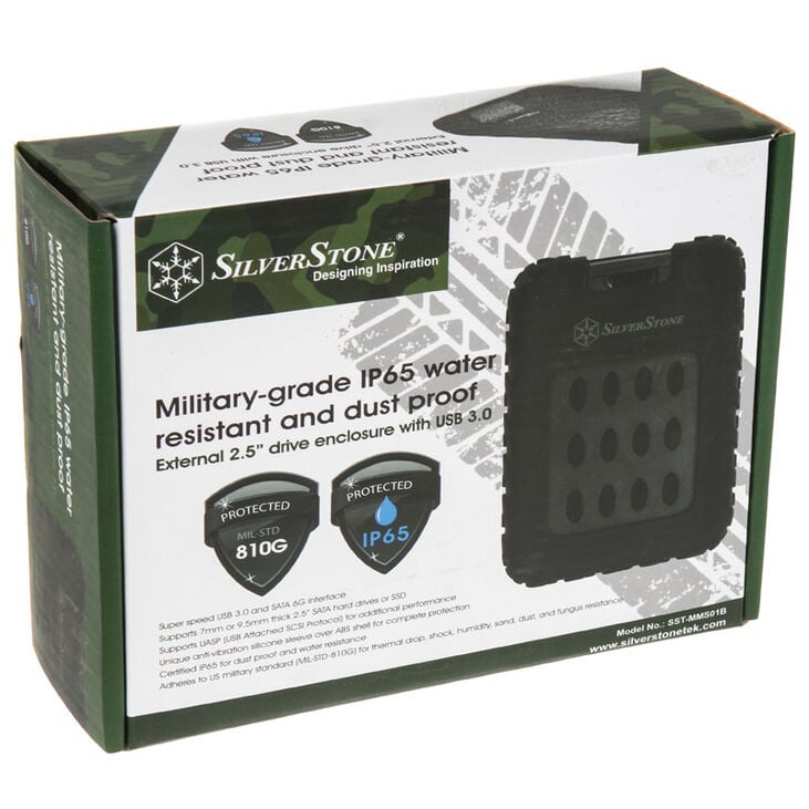 SilverStone SST-MMS01 HDD enclosure for 2.5 inch HDD/SSD, USB 3.0 image number 4