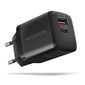 AXAGON ACU-PQ30 Ladegerät QC3.0, 4.0/AFC/FCP/PPS/Apple + PD USB-C, 30W - schwarz