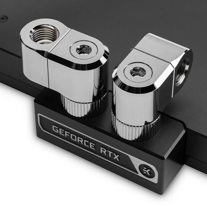 EK Water Blocks EK-Quantum Torque G1/4 inch double extension offset MF 21 - nickel image number 4