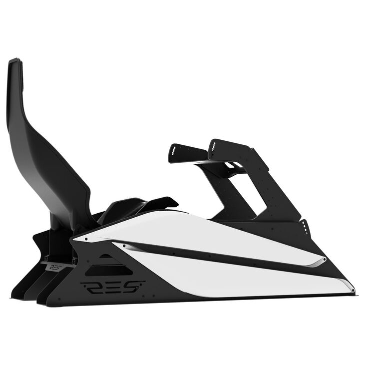 Res-Tech GT Cockpit Simracing Rig - Shiny White image number 1