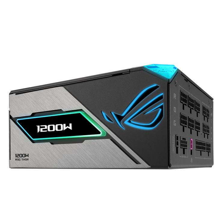 ASUS ROG Thor Platinum III, 80 PLUS Platinum power supply, modular, ATX 3.1, PCIe 5.1 - 1,200 watts image number 2