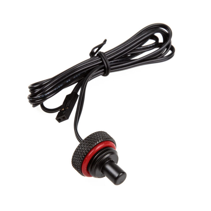 Bitspower Verschlussstopfen mit Temperatur Sensor G1/4 Zoll IG - 90 cm, carbon schwarz image number 1