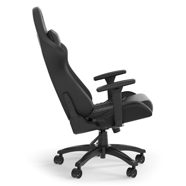 Corsair TC100 Relaxed Gaming Chair, Faux Leather - Black image number 3