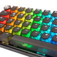 Ducky One 3 Aura Black SF Gaming Keyboard, RGB LED - Kailh Jellyfish Y image number null