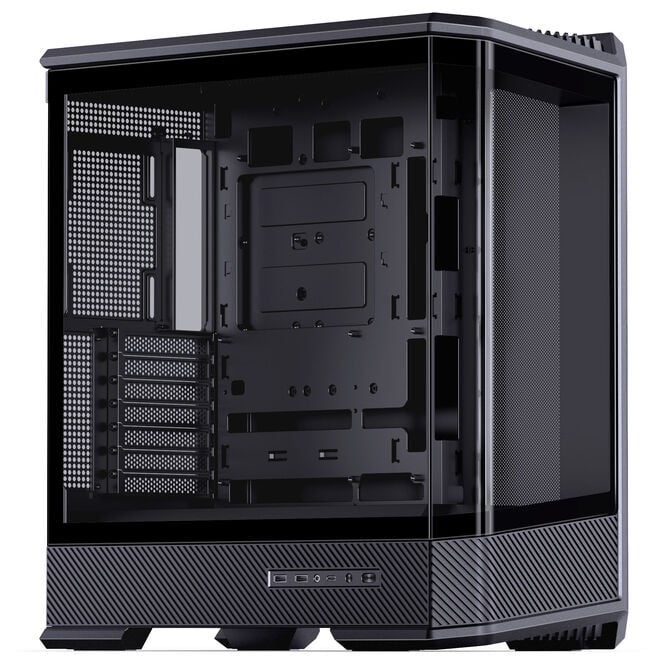 Jonsbo D400 PC-Geh&auml;use, Midi Tower, ATX, Tempered Glass - schwarz image number 0