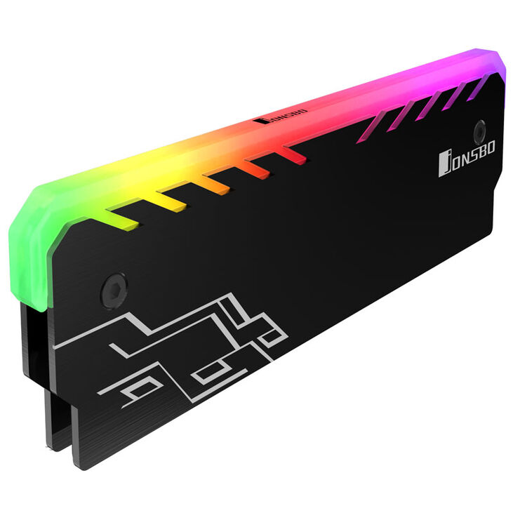 Jonsbo NC-1 RGB-RAM Kühler - schwarz image number 0