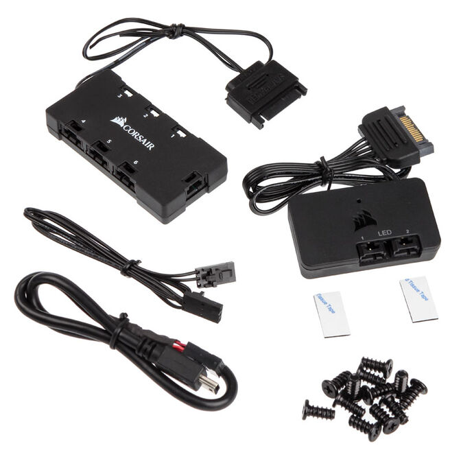 Corsair LL140 Node PRO High Performance PWM L&uuml;fter (RGB), Twin Pack inkl. Controller - 140mm image number 8