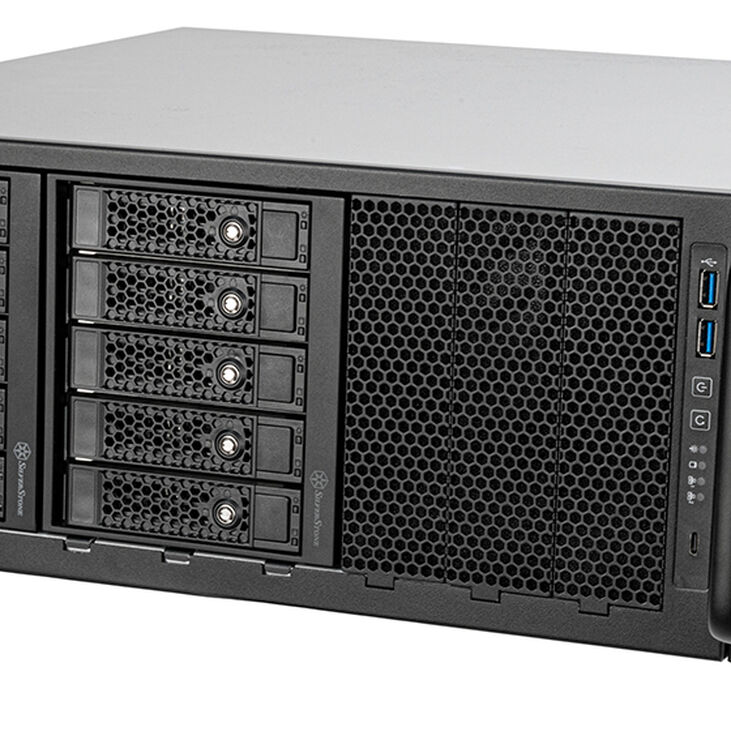 SilverStone RM45-360 Rackmount-Gehäuse, 4U-Formfaktor - grau image number 3
