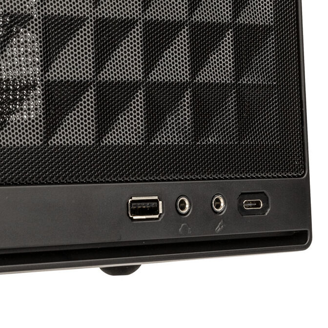 SilverStone SST-SG13B-C Sugo 13, Mini-ITX case, Mesh Front Panel, USB Type C - black image number 4