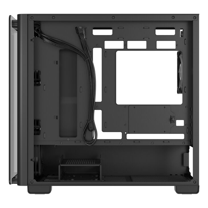 ASUS A23 PLUS case, Mini-Tower, Micro-ATX, RGB, Tempered Glass - black image number 9