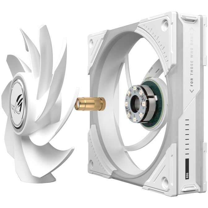 ASUS ROG Eurux GR120 ARGB PWM Fan - Reverse Blade, 3-Pack, white image number 18