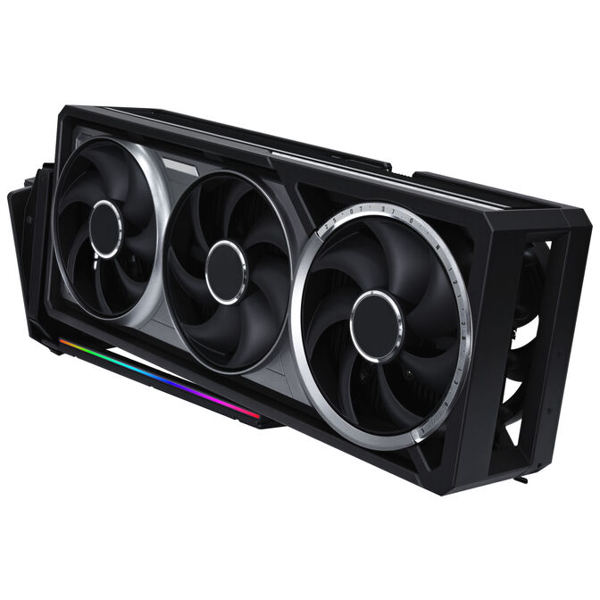 Lian Li Multi-Directional 4 Slots Vertikales GPU-Bracket v3, mit PCIe 5.0-Riser-Kabel - schwarz image number 4
