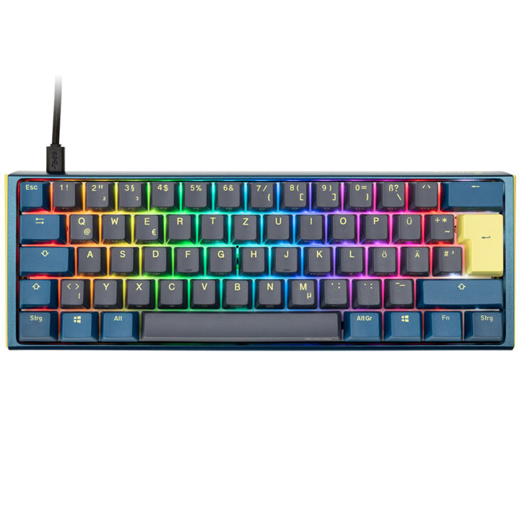 Ducky One 3 Daybreak Mini Gaming Tastatur, RGB LED - MX-Clear image number 1