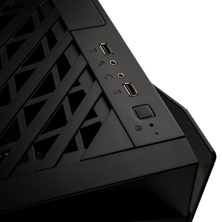 SilverStone SST-LD03B Lucid Mini-ITX Case - black image number 4