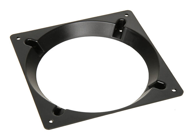 Bitspower FAN ADAPTER 140mm auf 120mm - black image number 0