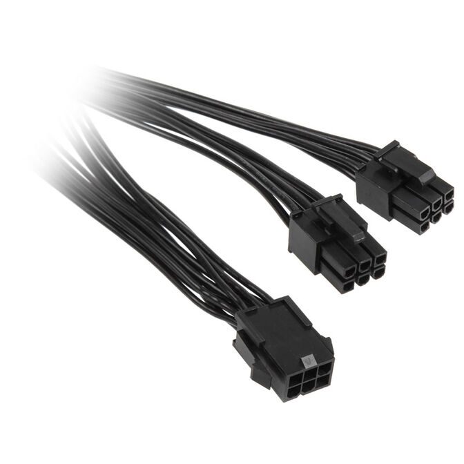 Kolink Adapter 6-Pin-PCIe auf 2x 6-Pin-PCIe-Stecker, schwarz, 15cm image number 0