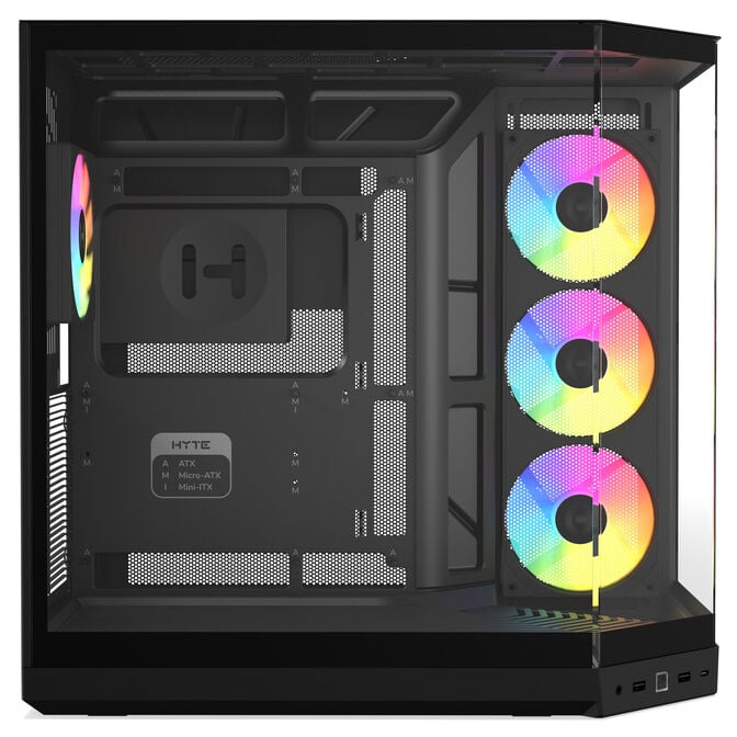 HYTE Y50 Midi Tower - Pitch Black image number 4