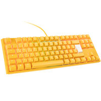 Ducky One 3 Yellow TKL Gaming Tastatur, RGB LED - MX-Speed-Silver
