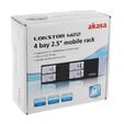 Akasa Elite 5,25 Zoll Laufwerksrahmen f&uuml;r vier 2,5 Zoll HDD/SSD image number null