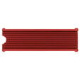 AXAGON CLR-M2 passiver M.2-SSD-K&uuml;hlk&ouml;rper - 2280, Aluminium, rot image number null