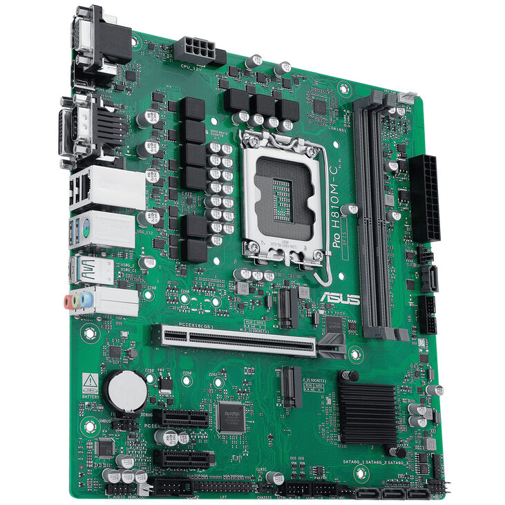 ASUS Pro B810M-C-CSM Motherboard, socket LGA 1851, Intel H810, mATX, DDR5 image number 4