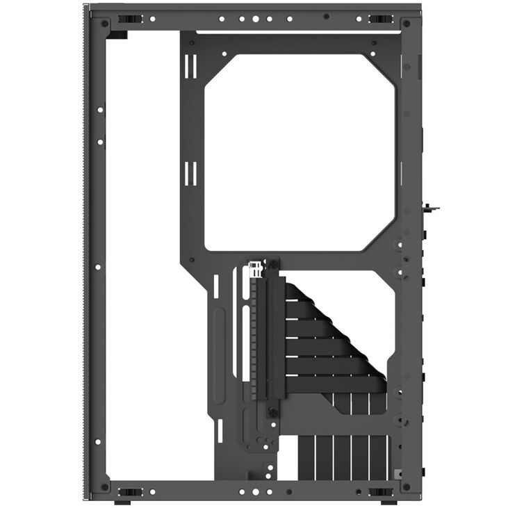 Ssupd Riser Flat Ribbon Cable - PCIe 4.0, 170mm, angled, black image number 2