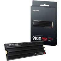 Samsung 9100 PRO Series NVMe SSD, PCIe 5.0 M.2 Type 2280, with heatsink - 1TB