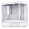 Jonsbo D200 PC Case, Mini Tower, mATX, Tempered Glass - white