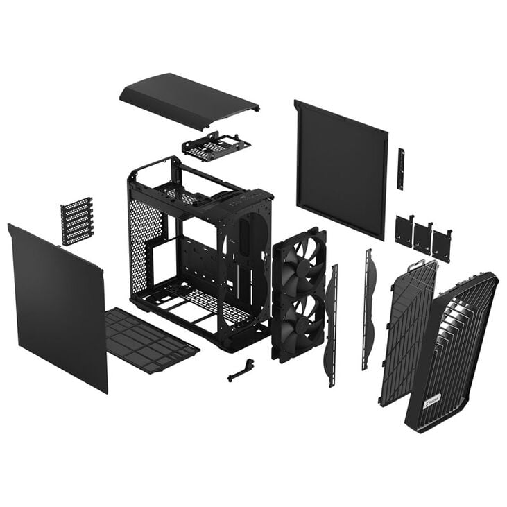 Fractal Design Torrent Compact Black Solid Midi-Tower - schwarz image number 9