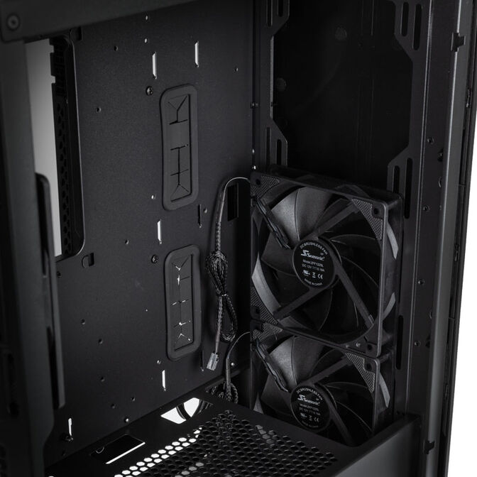 Seasonic Arch Q503 PC Case, Mid Tower + CONNECT DGC-650 Gold Power Supply - black image number 6