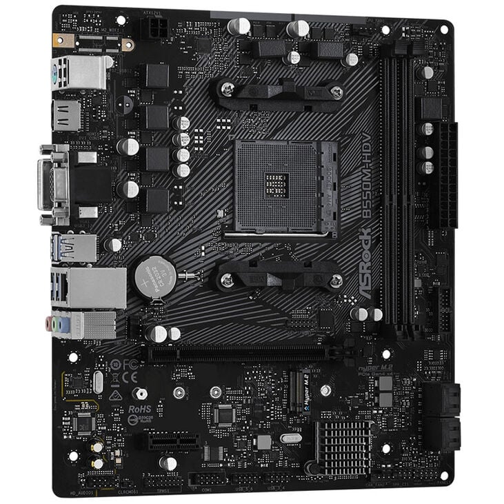 ASRock B550M-HDV, AMD B550 Motherboard - Socket AM4 image number 1
