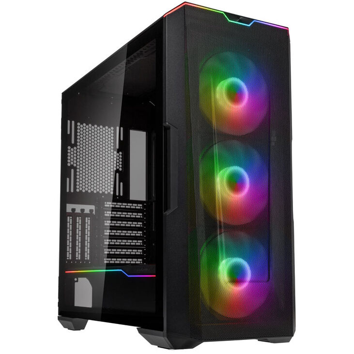 PHANTEKS Eclipse G500A D-RGB Midi-Tower - schwarz + M25 PWM D-RGB Lüfter - 140mm image number 1
