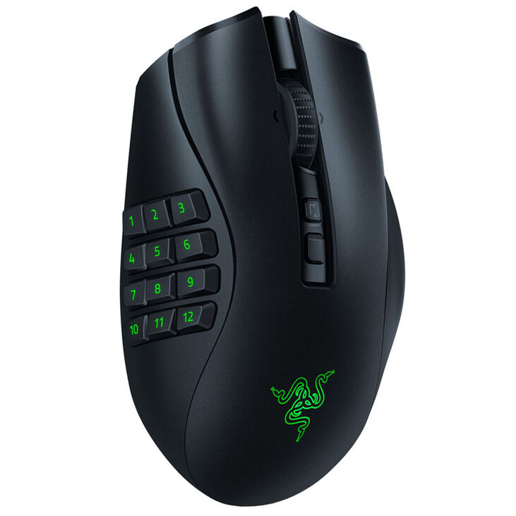 Razer Naga V2 Pro Gaming Mouse USB/Bluetooth - black image number 1