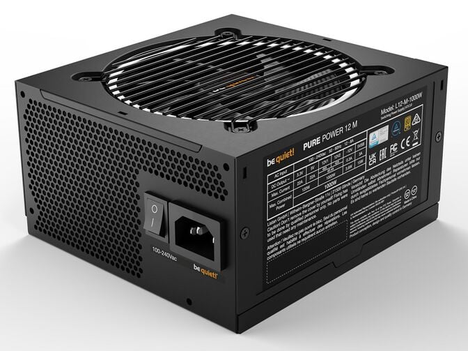 be quiet! pure power 12M 80 PLUS Gold Netzteil, modular, ATX 3.1, PCIe 5.1 - 1.200 Watt image number 2