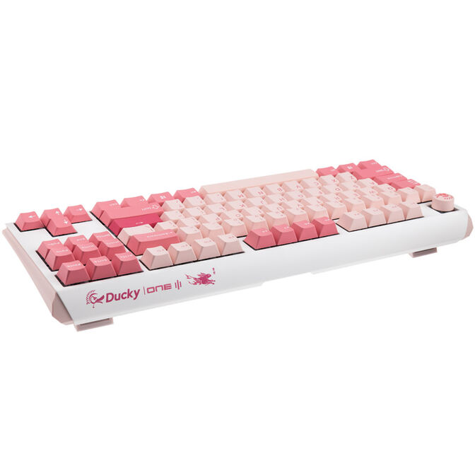 Ducky One 3 Gossamer Pink TKL Gaming Tastatur - MX-Ergo-Clear (US) image number 2