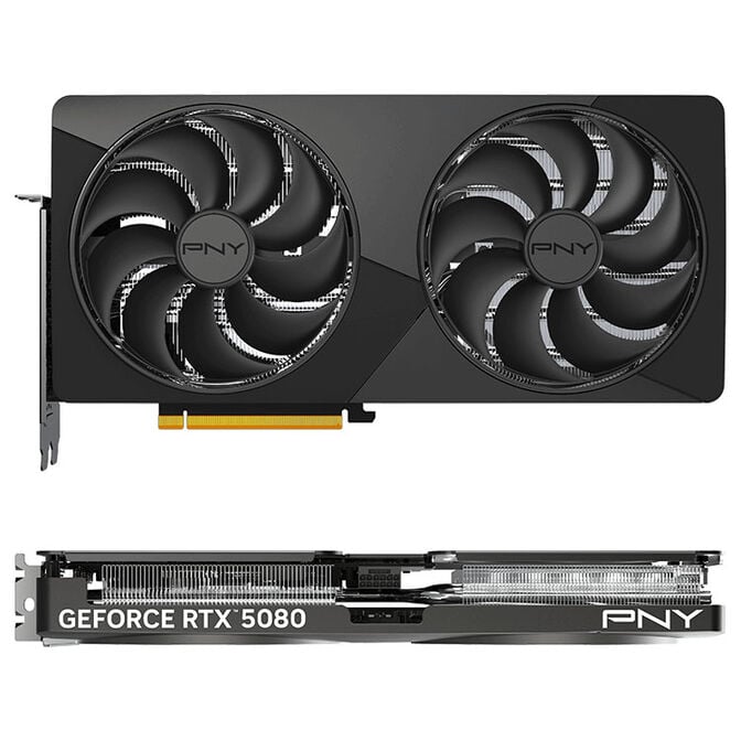 PNY GeForce RTX 5080 Slim OC Graphics Card, 16384 MB GDDR7 image number 2