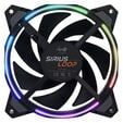 InWin Sirius Loop RGB PWM Fan 3-Pack including RGB Controller - 120 mm, black image number null
