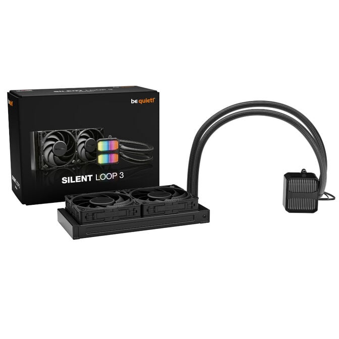 be quiet! Silent Loop 3 AiO Wasserk&uuml;hlung, ARGB - 240mm, schwarz image number 4