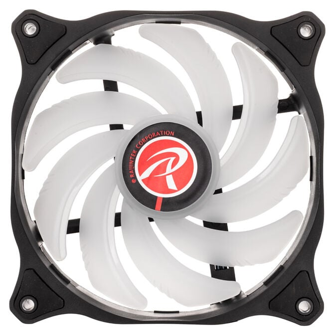 Raijintek EOS 12 RBW ADD Fan, 2-pack including controller - black, 120mm image number 2