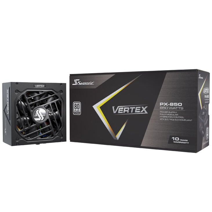 Seasonic Vertex PX 80 PLUS Platinum power supply, modular, ATX 3.0, PCIe 5.0 - 850 Watt image number 7
