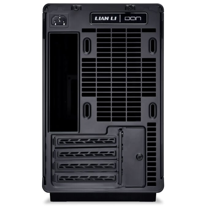 Lian Li DAN Cases A3-mATX - black + 3x UNI FAN SL-INF 120 ARGB reverse blade fans + 1x standard PWM fan - 120mm image number 4