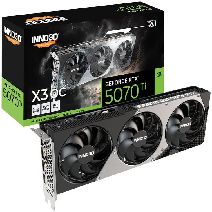 INNO3D GeForce RTX 5070 Ti X3 OC, 16384 MB GDDR7 image number 0
