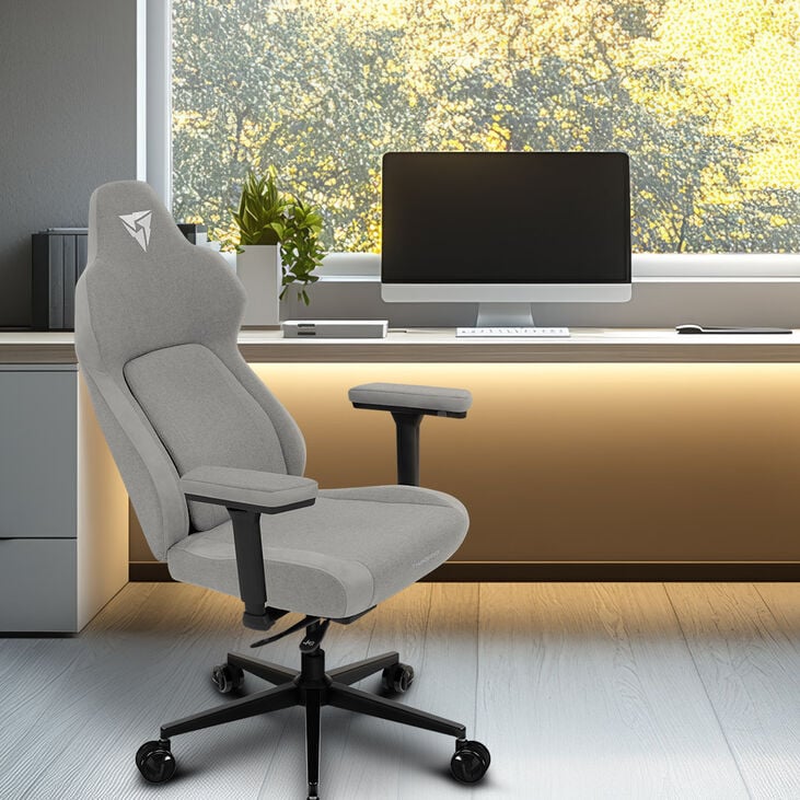 ThunderX3 CORE Smart Ergonomischer Gaming Stuhl - Loft Hellgrau image number 7