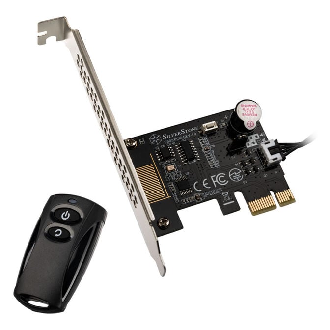SilverStone SST-ES02-PCIe - Fernbedienung f&uuml;r PC Power on/off image number 0