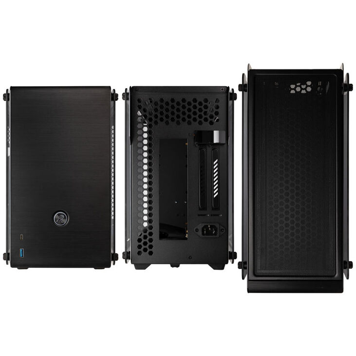 Raijintek Ophion EVO Mini-ITX Case, Tempered Glass - Black image number 3