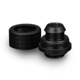 Thermal Grizzly DeltaMate Kompressions-Fitting, Messing, G1/4&rdquo;-Gewinde - schwarz, ST13 image number null