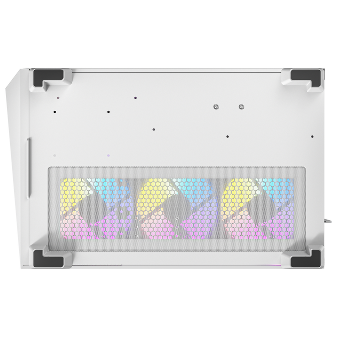 Antec C5 PC case, mid tower, ATX, RGB, tempered glass - white image number 11