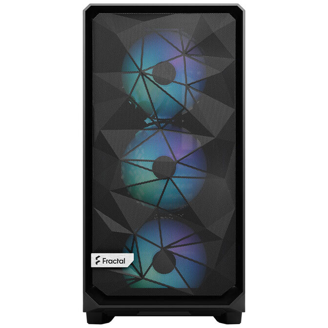 Fractal Design Meshify 2 Lite RGB Mid Tower Light Tint, Tempered Glass, Black image number 2